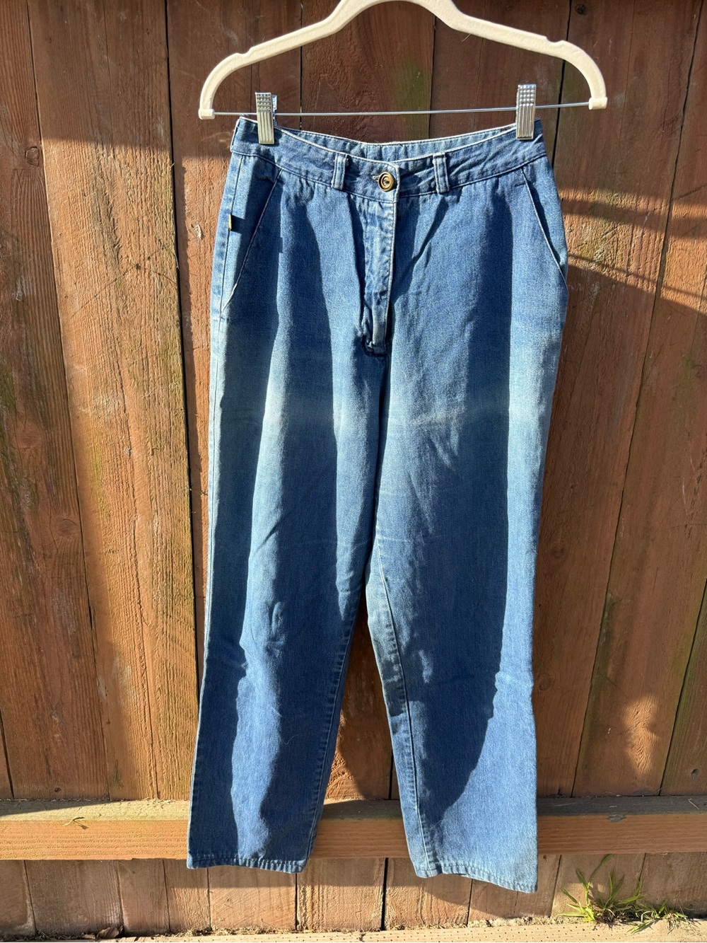 Sasson Jeans Women Straight Leg Denim Jeans - Blue